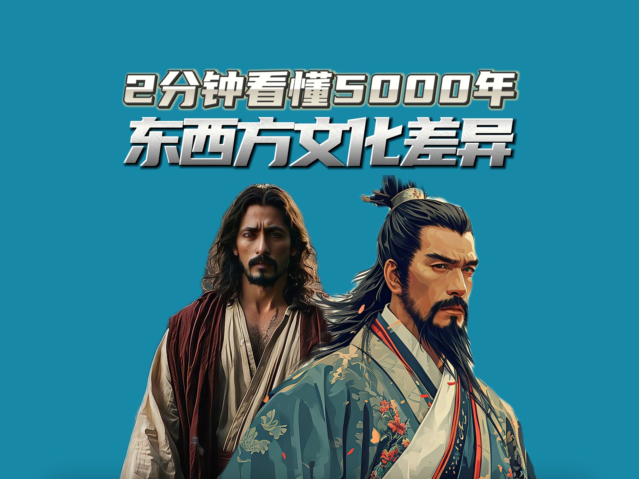 两分钟看懂:5000年东西方文化差异!哔哩哔哩bilibili