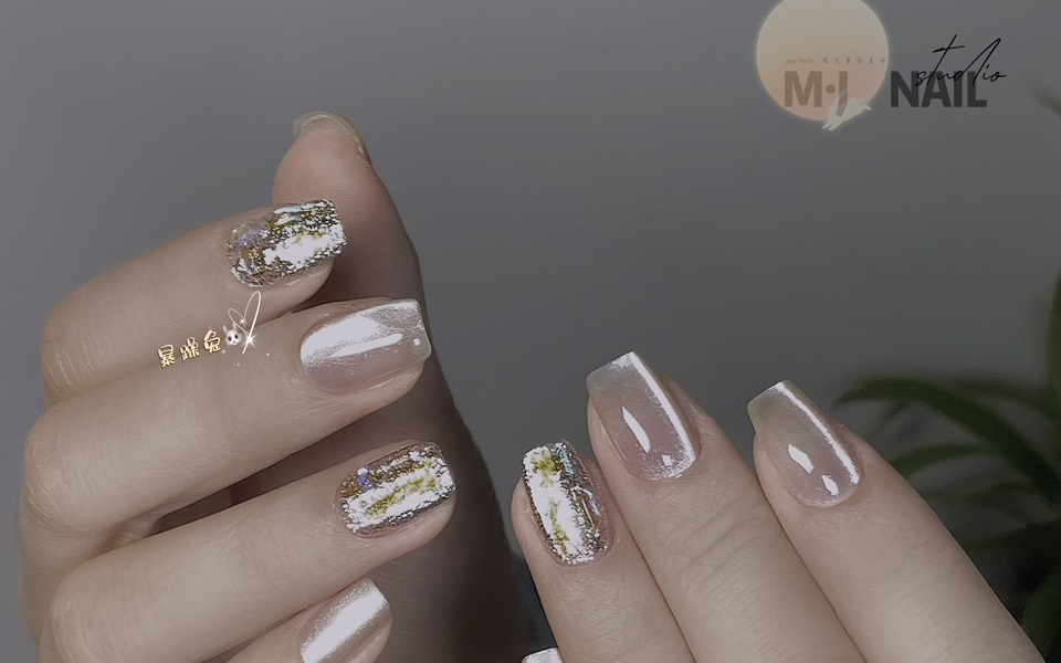 瓷白猫眼美甲教程预告|暴躁兔