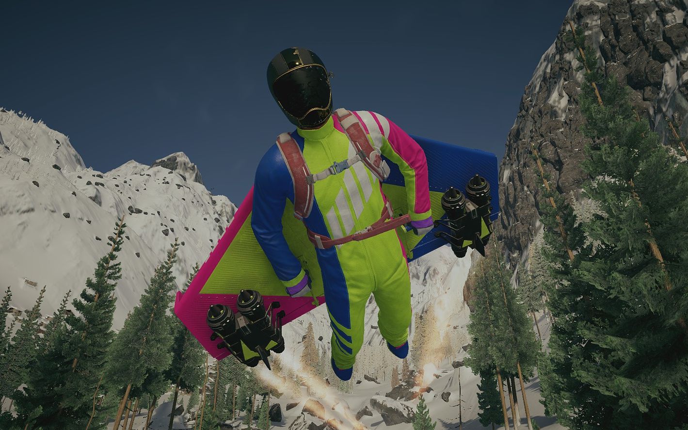 《极限巅峰/steep》飞鼠装-女武神的骑行