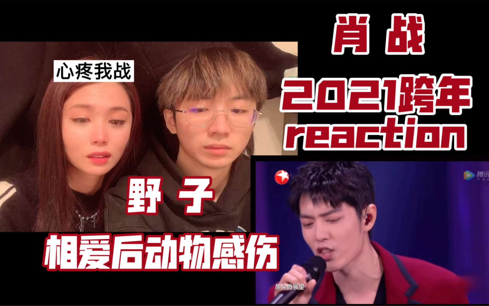 活动  【和弟弟看】肖战2021跨年演唱会表演《野子》《相爱后动物感伤