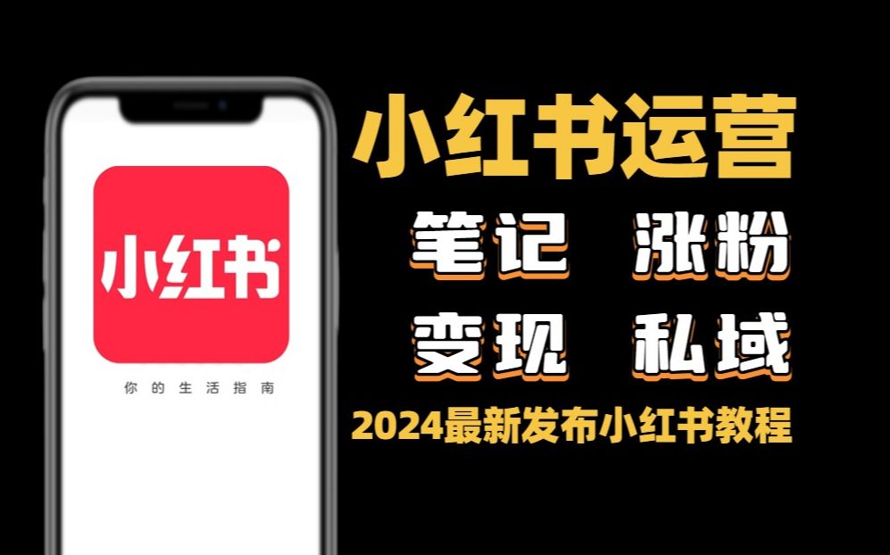 《小红书电商运营教程》2024开虚拟网店,日利润破14000+,纯自然流量,2024黑马平台!哔哩哔哩bilibili