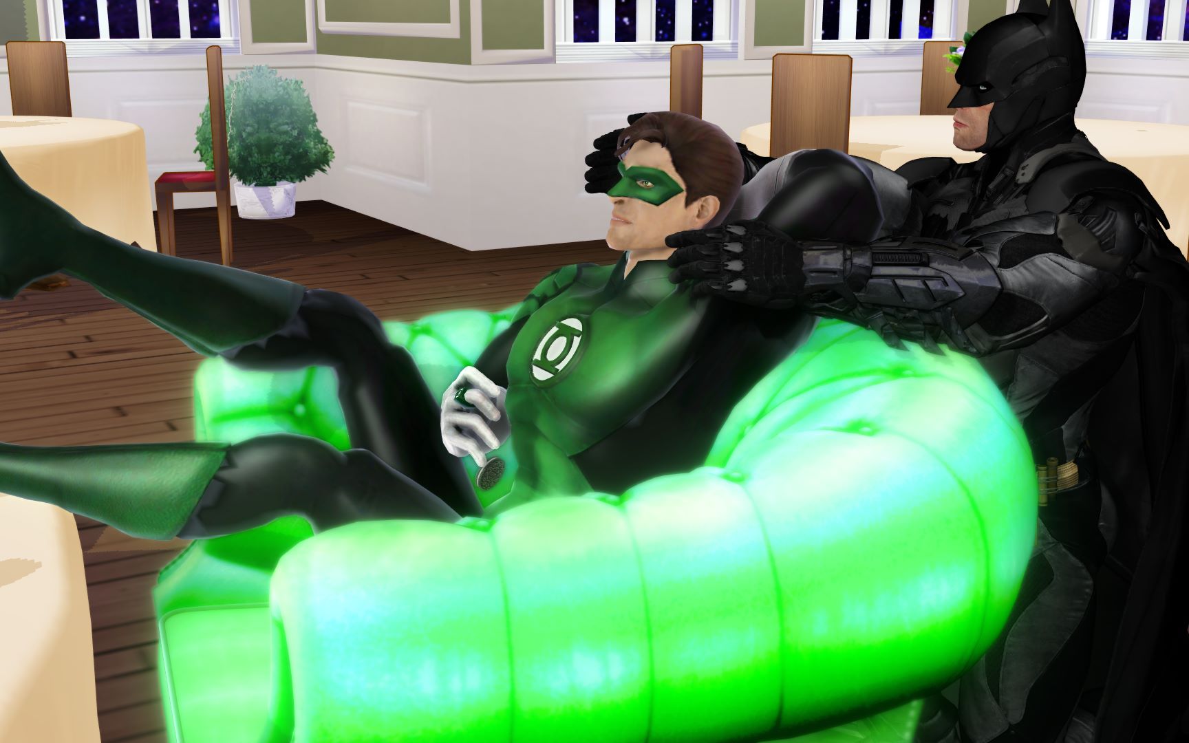 【蝙绿蝙mmd】猜猜我是谁?