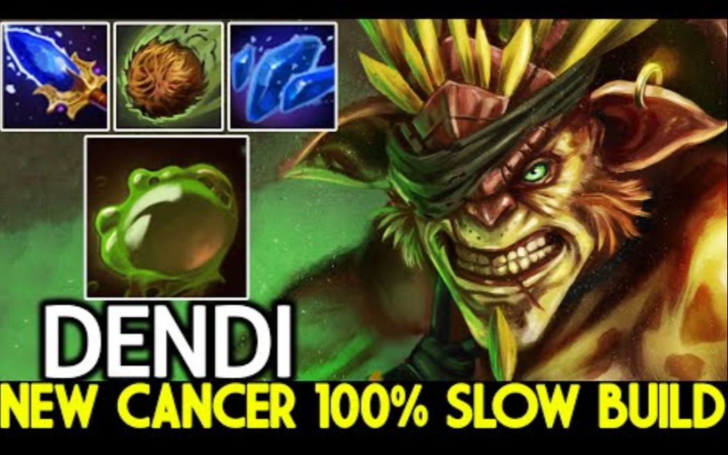 [图]DENDI [Bristleback] New Cancer 100% Slow Build Annoying Hero Dota 2