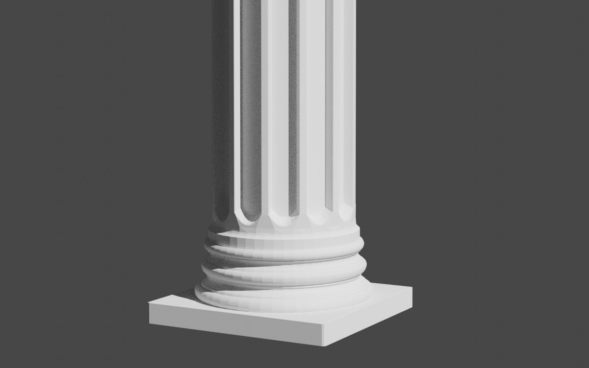 blender多立克柱式