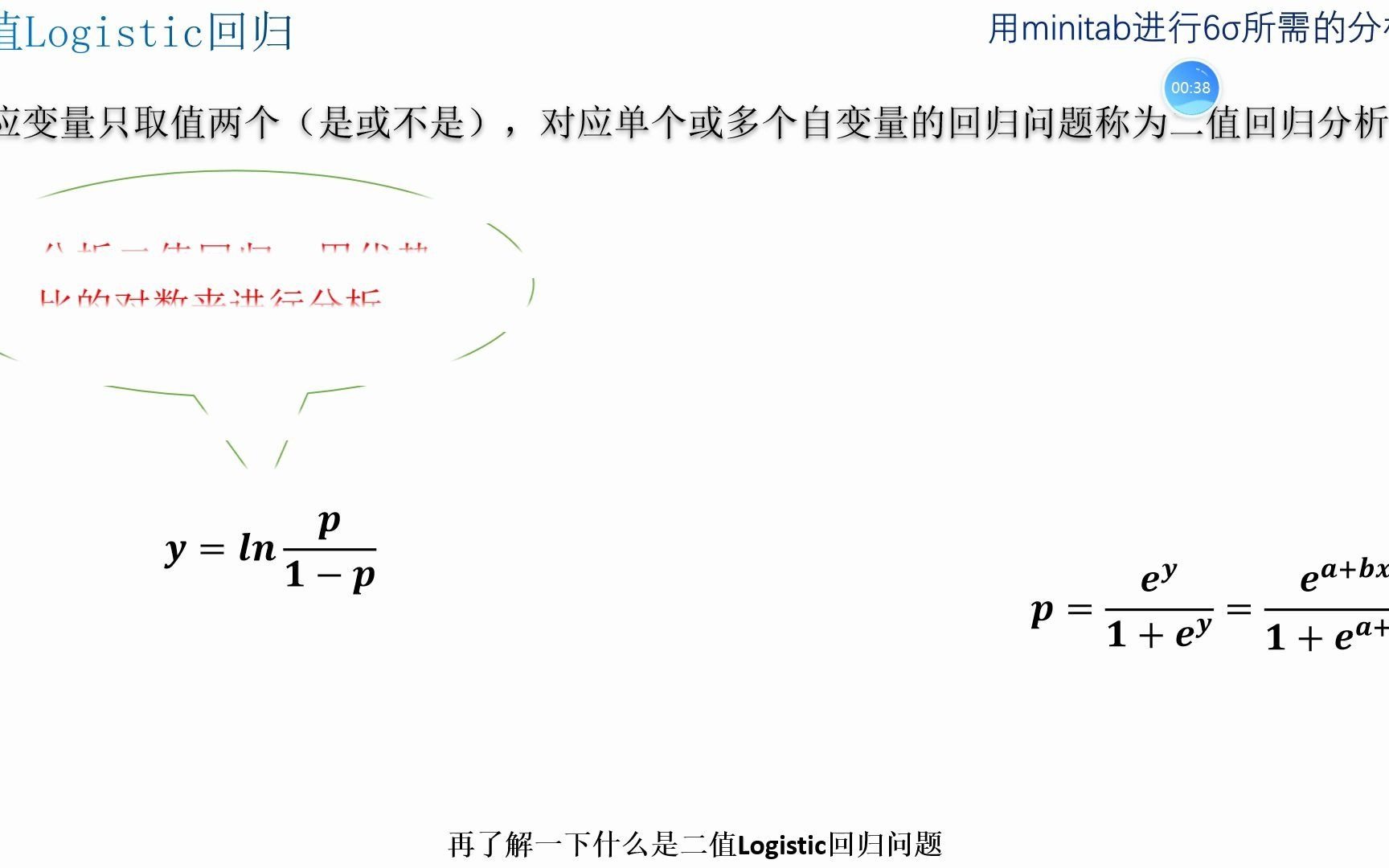 相关分析,离散变量(两因子),二值logistic回归(分析抽烟数量、性别和患肺病的关系):用Minitab实现6ˆ†析哔哩哔哩bilibili