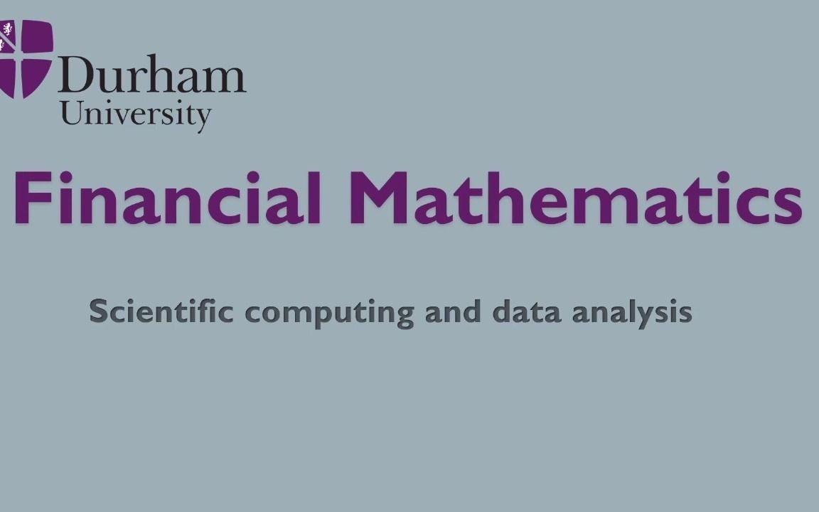 金融数学简介哔哩哔哩bilibili