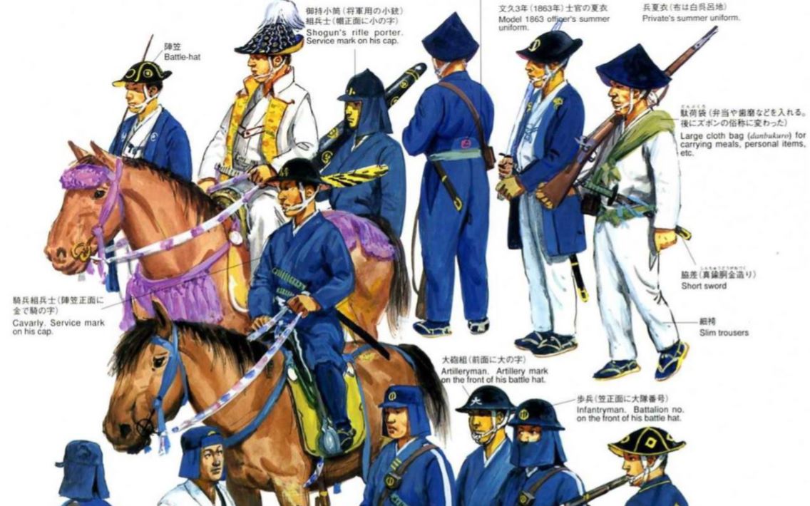 江户幕府时期新式陆军军号退军