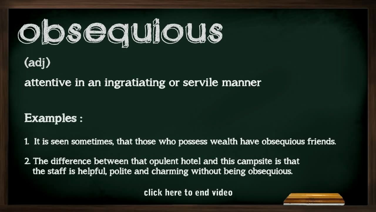 gre词汇-easyvocab- new word_ obsequious_哔哩哔哩_bilibili