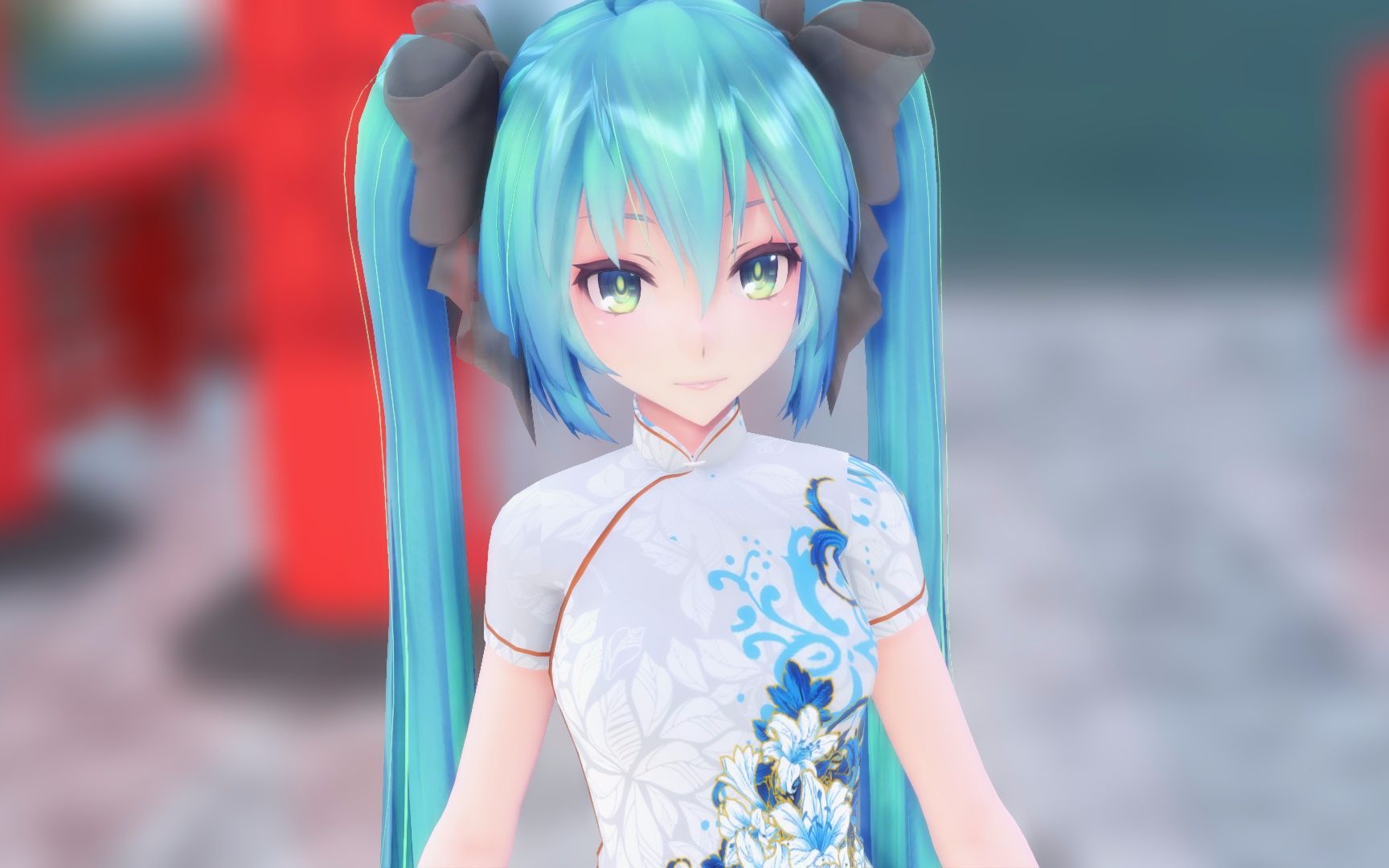 【mmd】旗袍初音——桃花旗袍