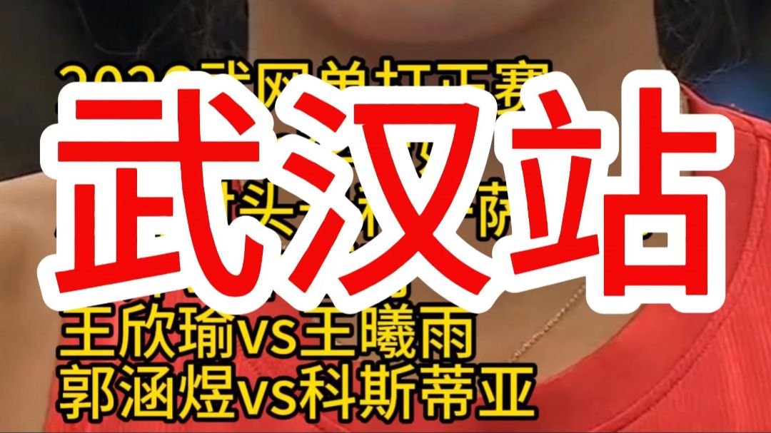 2026武网单打正赛签表