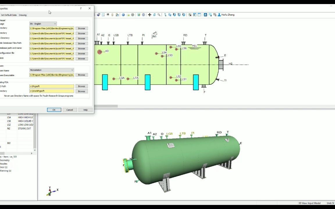 压力容器设计软件Autopipe Vessel各种基础设置项哔哩哔哩bilibili