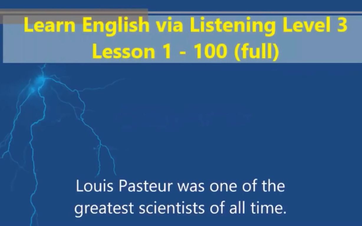 英语听力三级 1~100合集 Learn English via Listening Level 3 (lesson1~100 full)哔哩哔哩bilibili