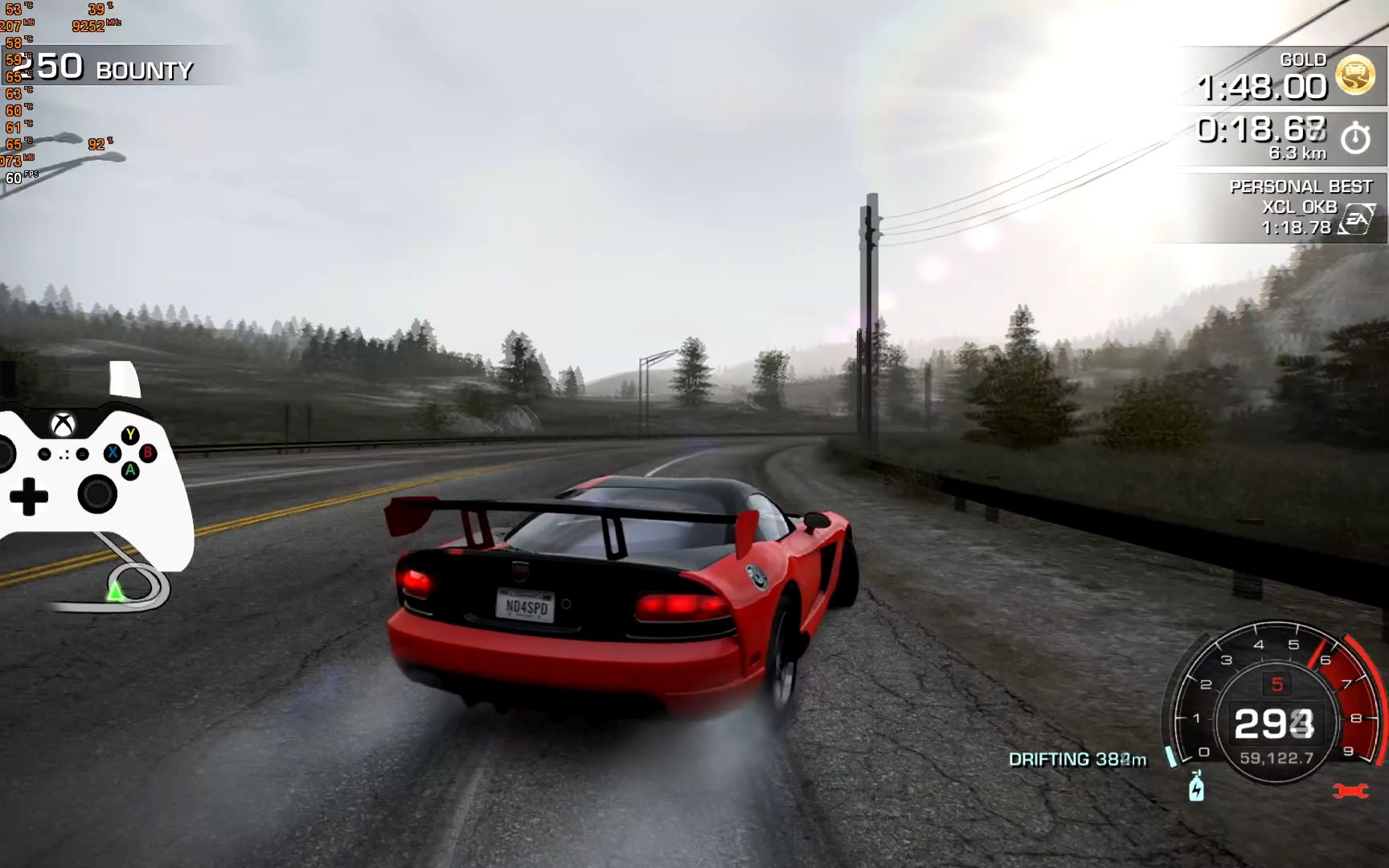 极品飞车14re | ultimately open 1:24.80 viper acr