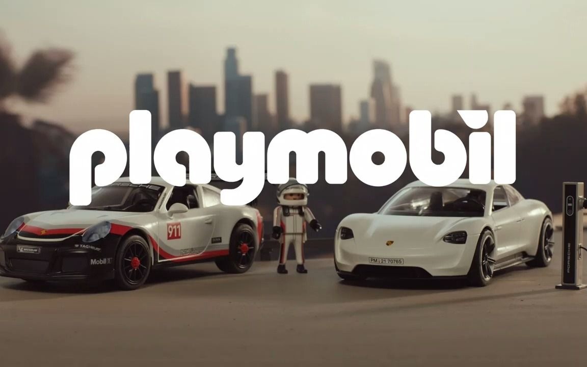 [图]摩比世界 PLAYMOBIL Porsche Mission E & 911 GT3 Cup宣传片