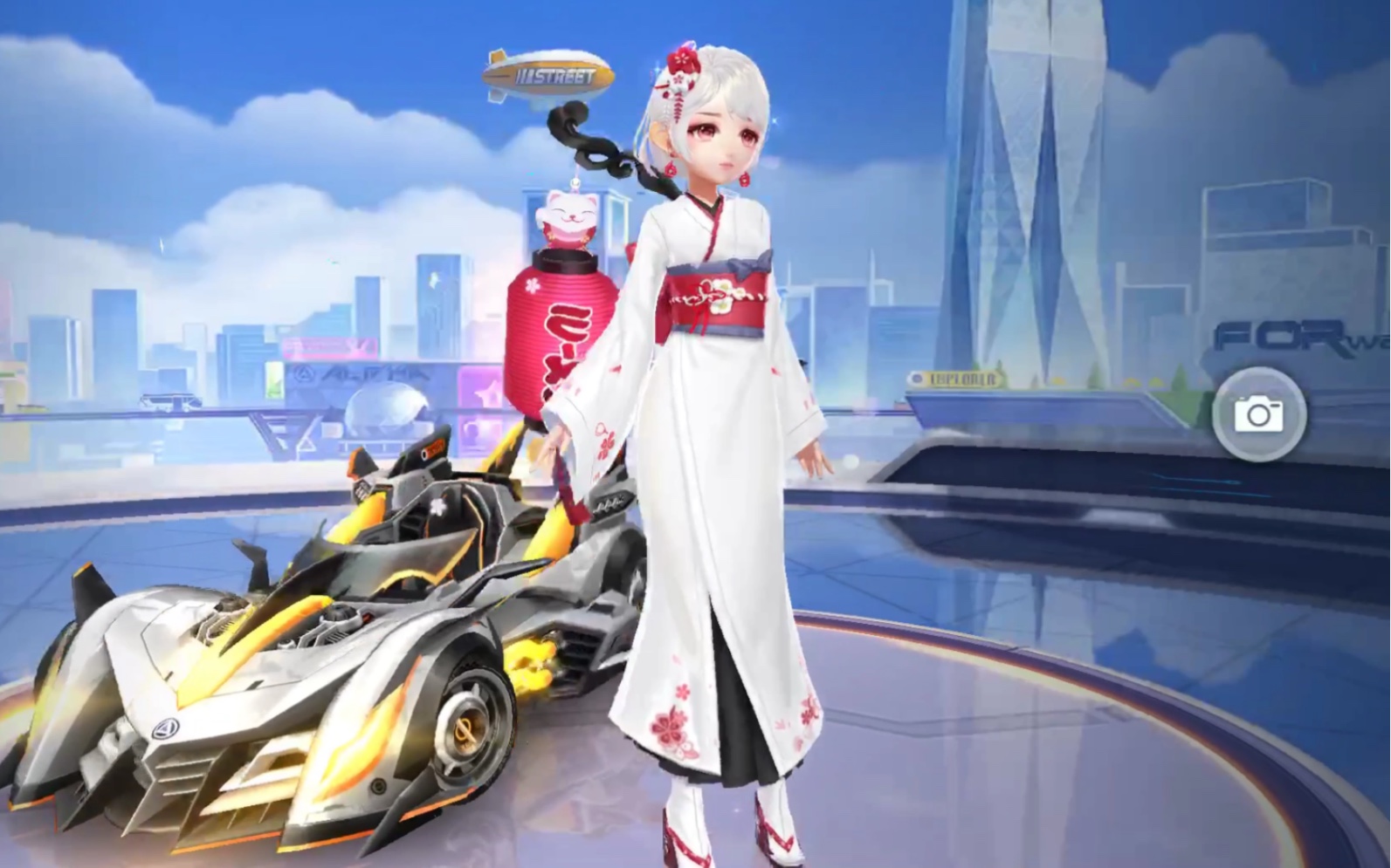 qq飞车手游:春樱风和抽奖实测,超便宜的和服时装