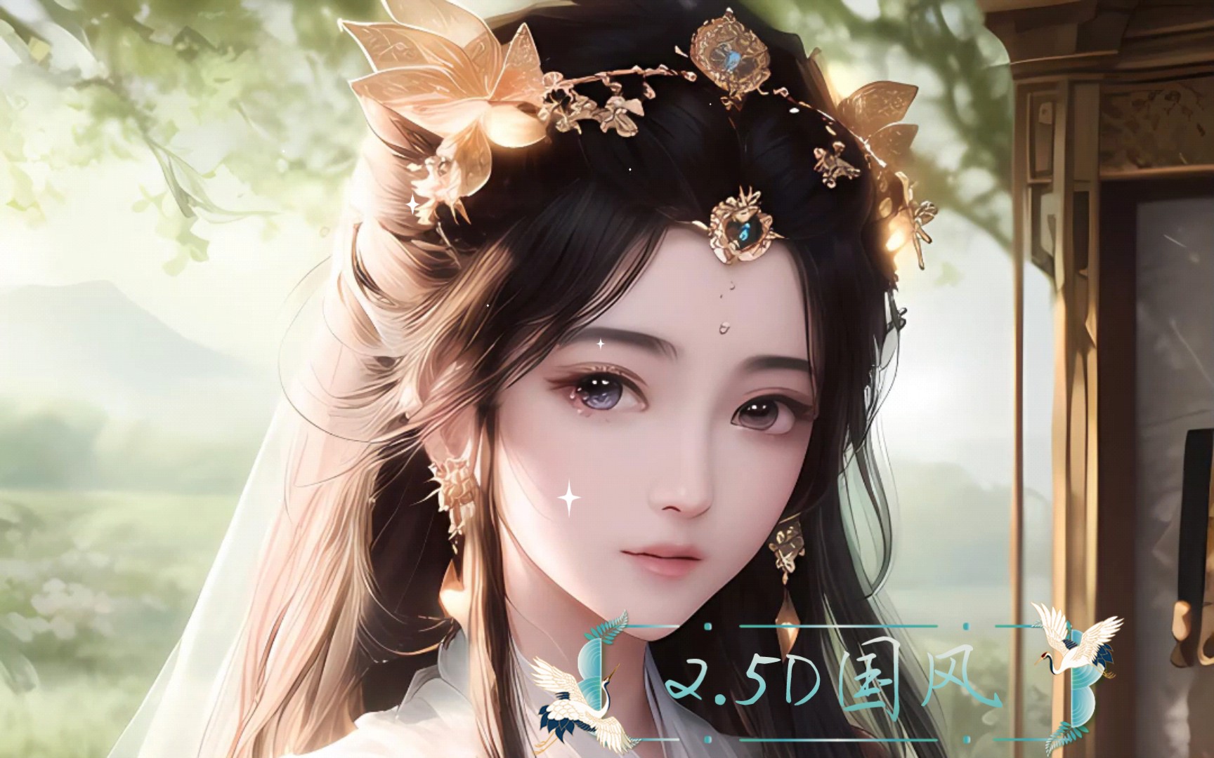 【ai绘画】2.5d国风美女重磅来袭,你心动了吗