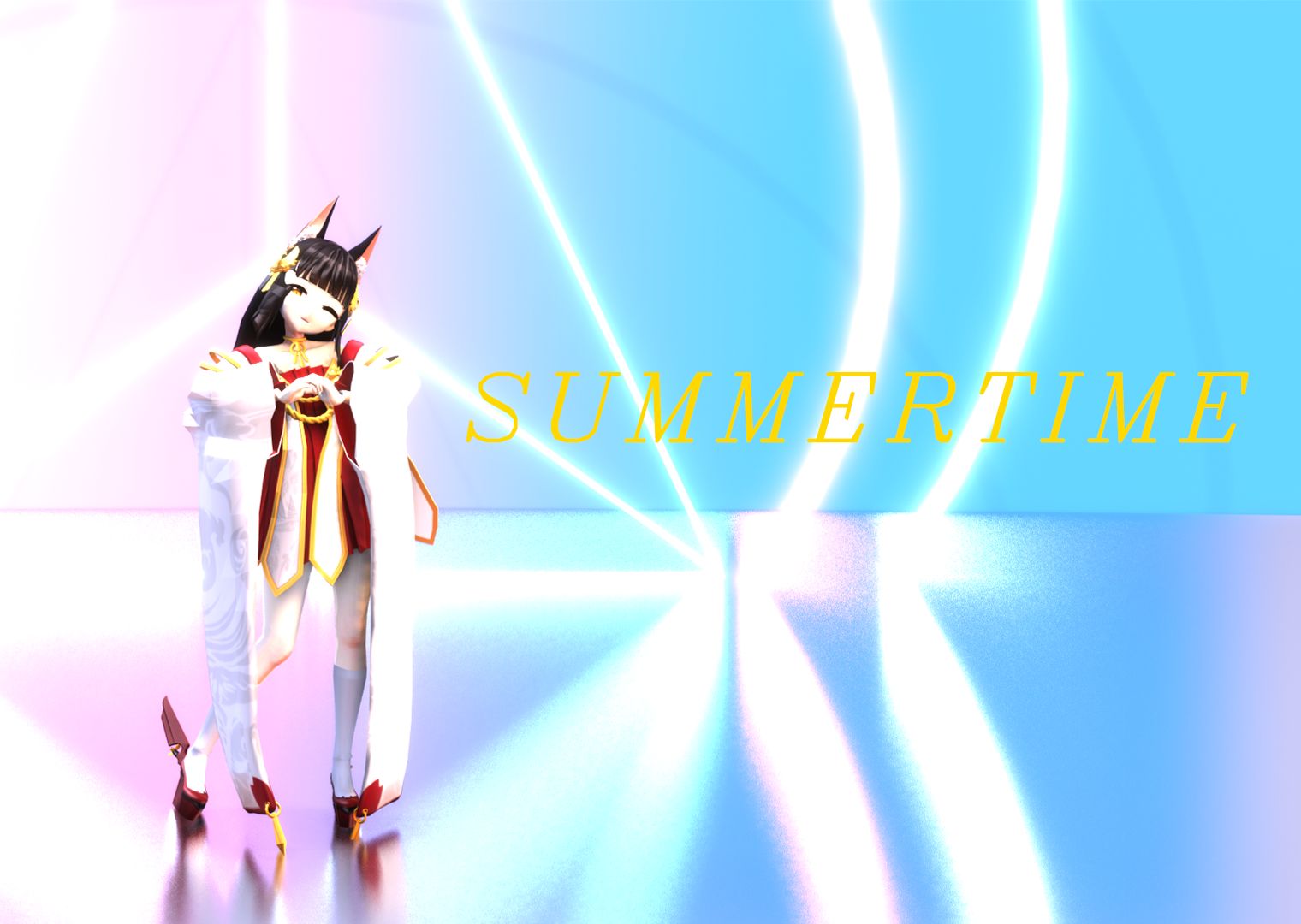 【碧蓝航线mmd】长门的summertime