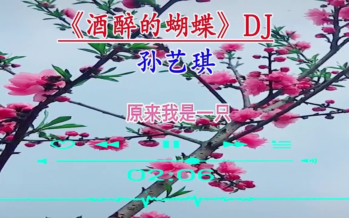 [图]孙艺琪新唱DJ版《酒醉的蝴蝶》，旋律轻快，最近抖音都在热播！