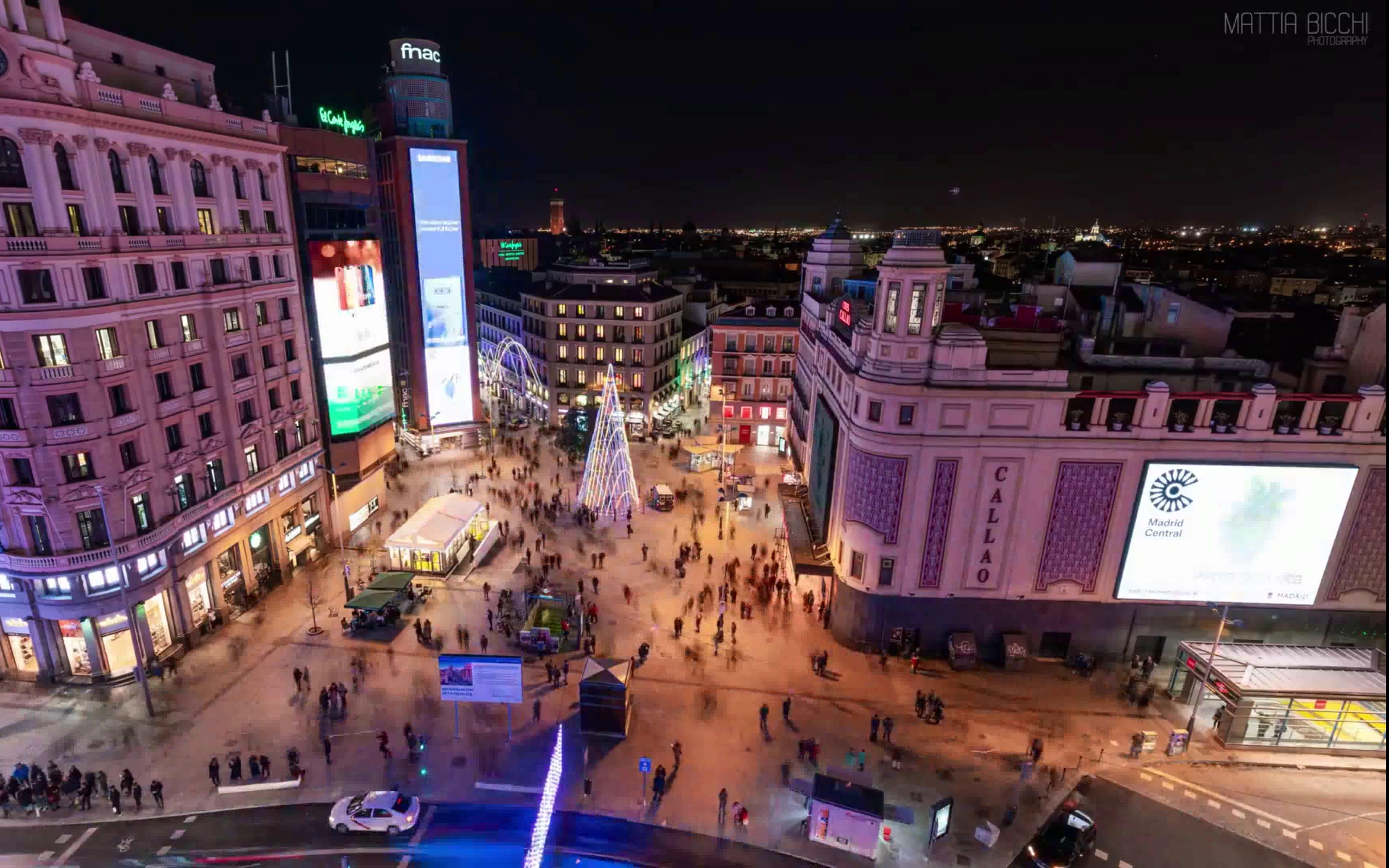 【马德里夜景】欧洲第四大城市、西班牙首都——马德里(Madrid)哔哩哔哩bilibili