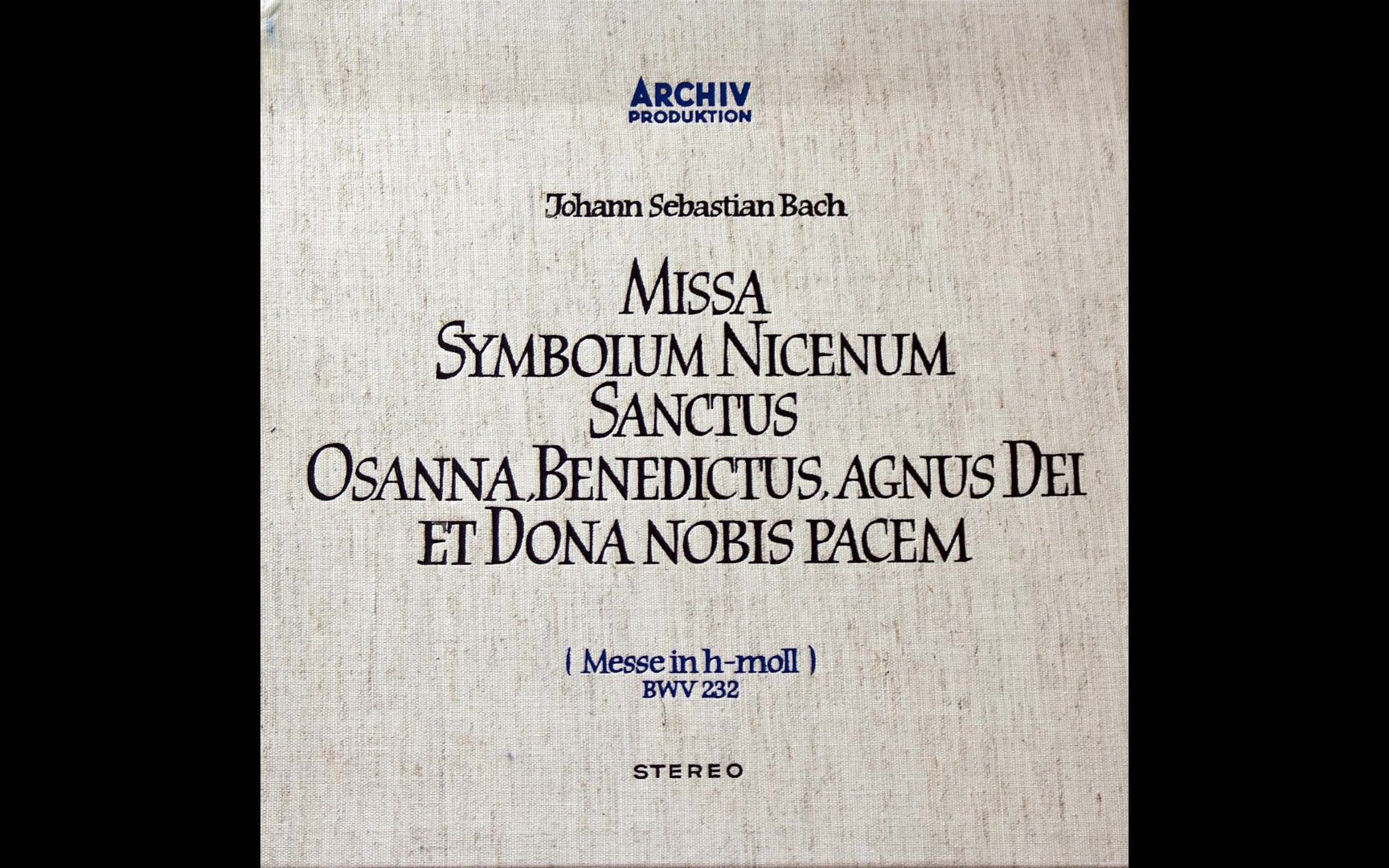 [图]巴赫 b小调弥撒 卡尔里希特 Bach: Mass B Minor (Richter) [Vinyl, 24-96]