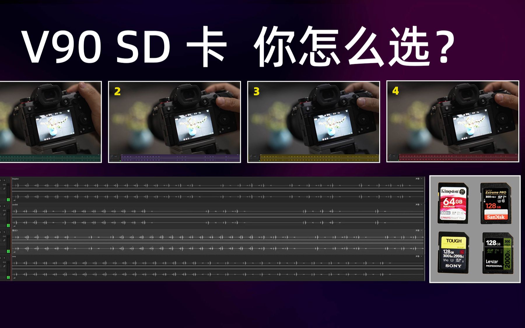 V90 SD卡 你怎么选?价格?速度?还是其他?哔哩哔哩bilibili