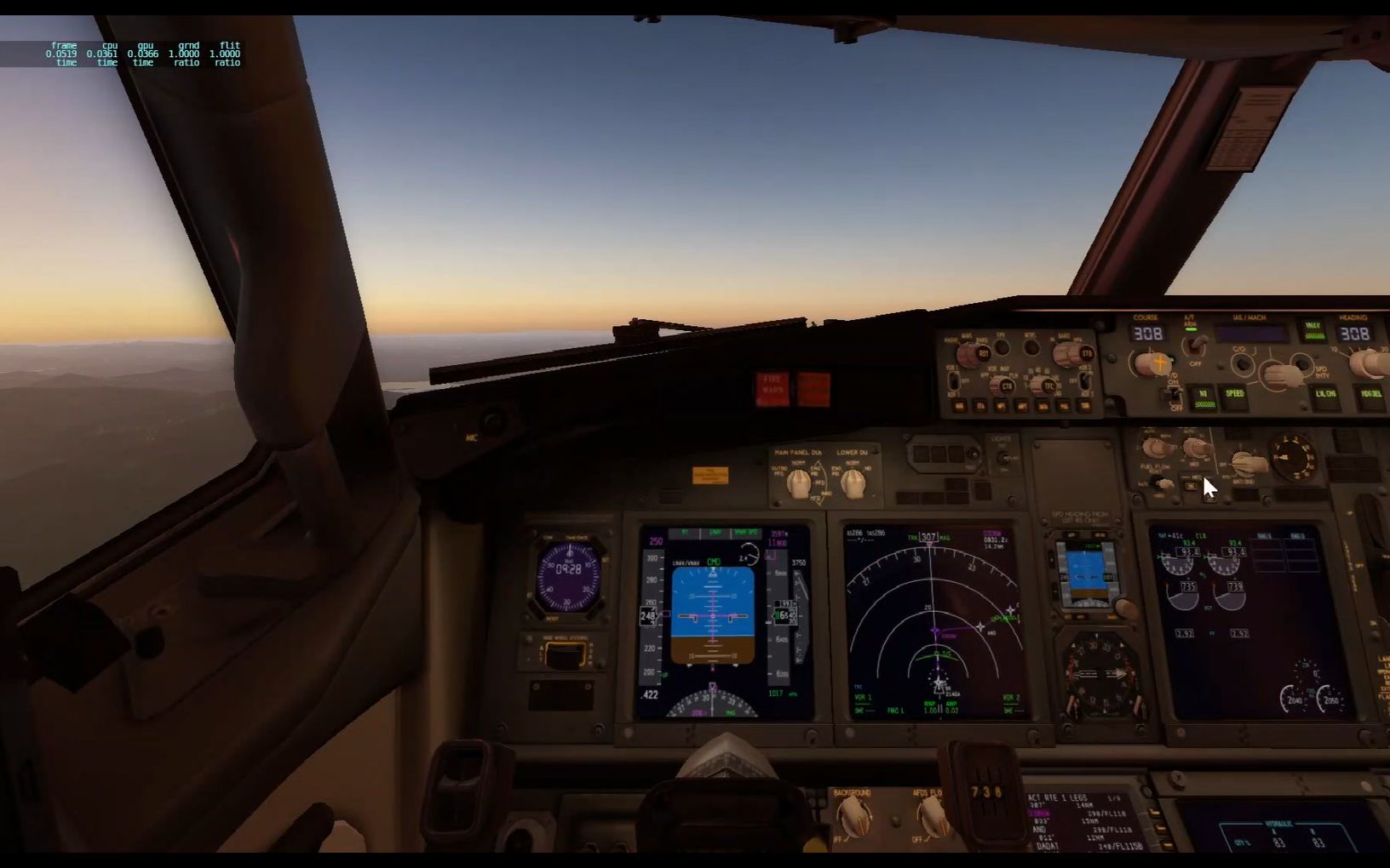 xplane11驾驶舱起落全程实录南航738宁波栎社上海虹桥