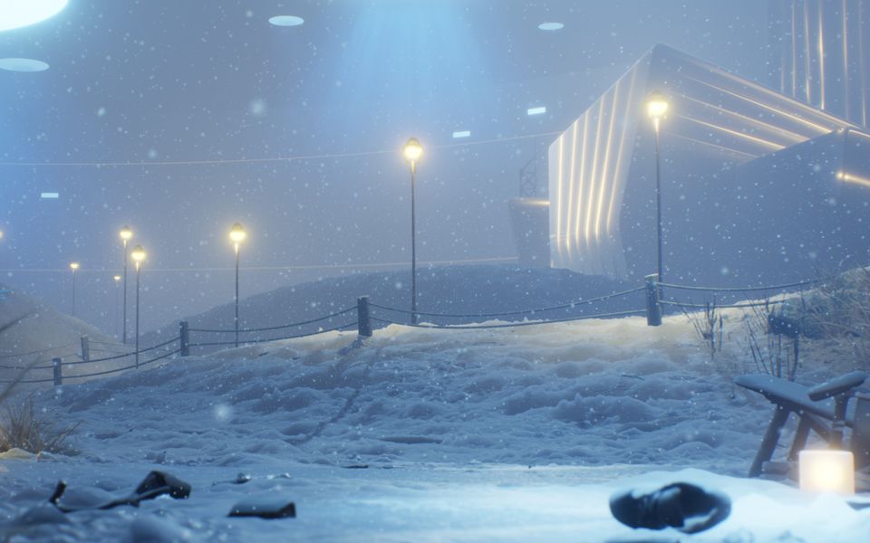 【虚幻4】 雪 snow crash