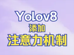 Download Video: 【yolov8-09】全网最详细yolov8添加注意力机制-极端简单