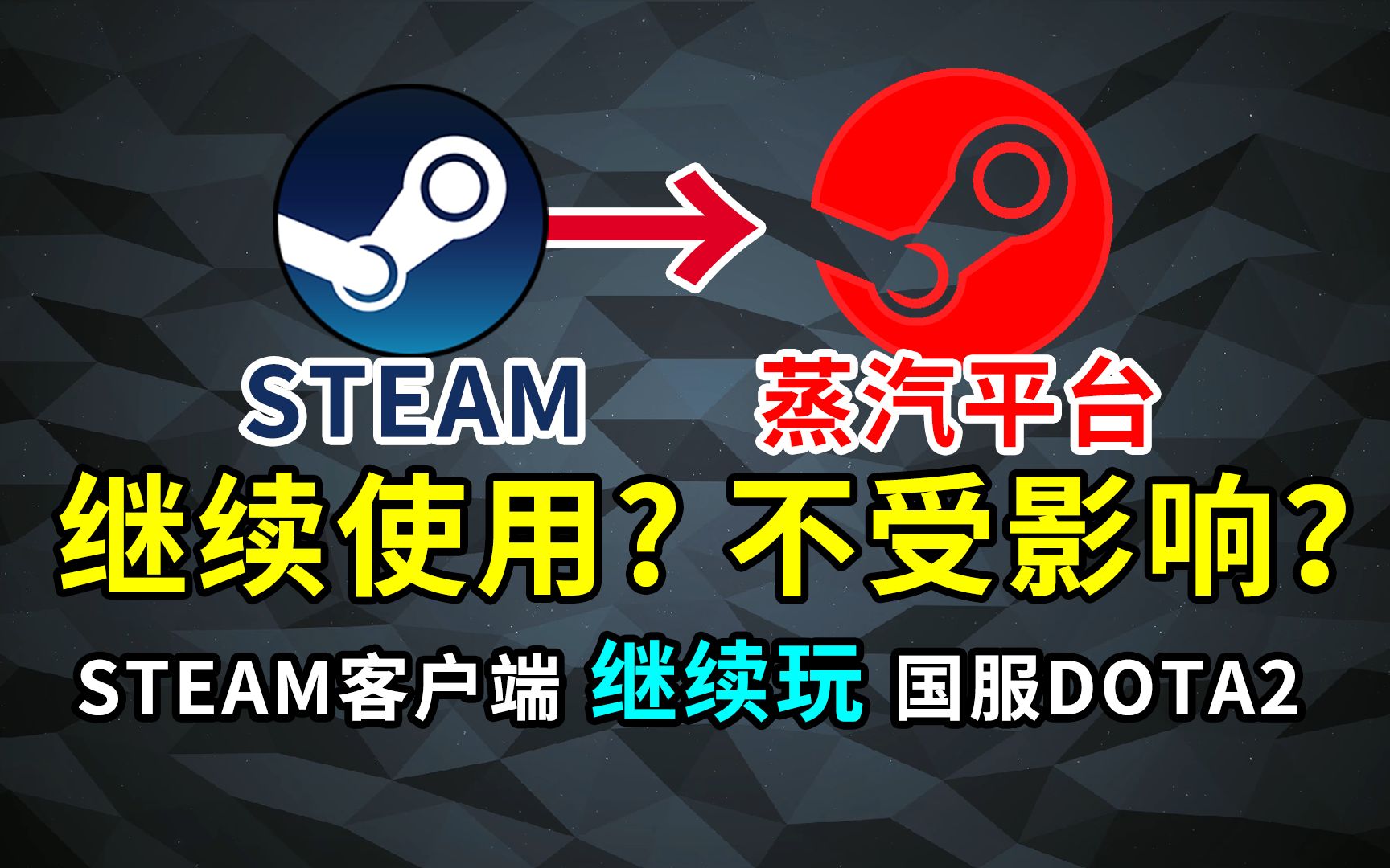 [图]【公告更新】蒸汽平台接入FAQ 原Steam客户端可以启动国服Dota2