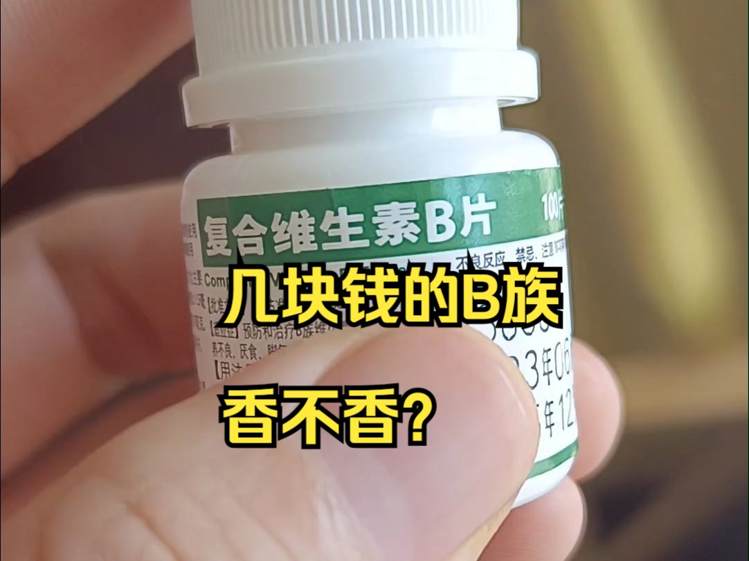 几块钱的B族维生素片香不香?哔哩哔哩bilibili