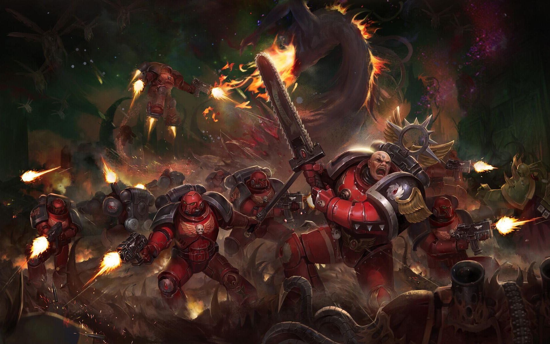 战锤背景机翻科普帝国星际战团圣血天使