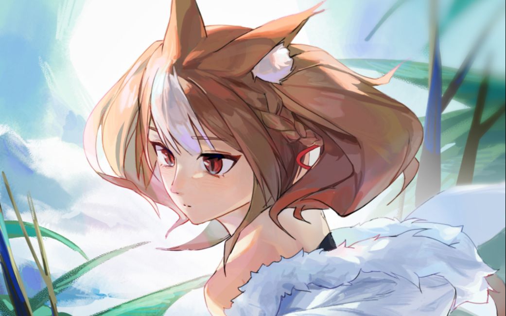 [影之诗 绘画过程] 雪华和雪