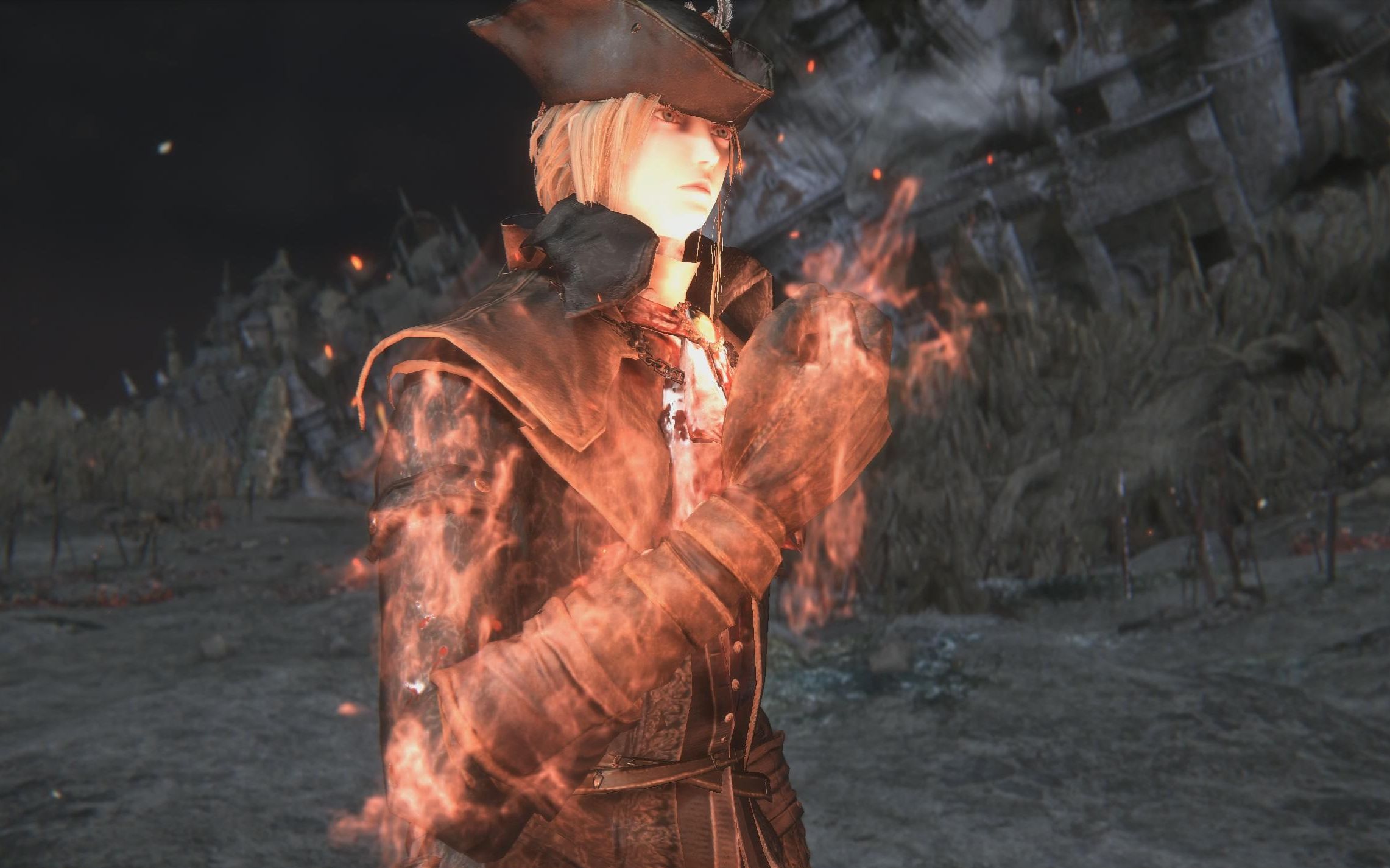 灰烬mod终极版血源之魂当玛利亚师姐内脏暴击了黑魂3中的所有怪7个g