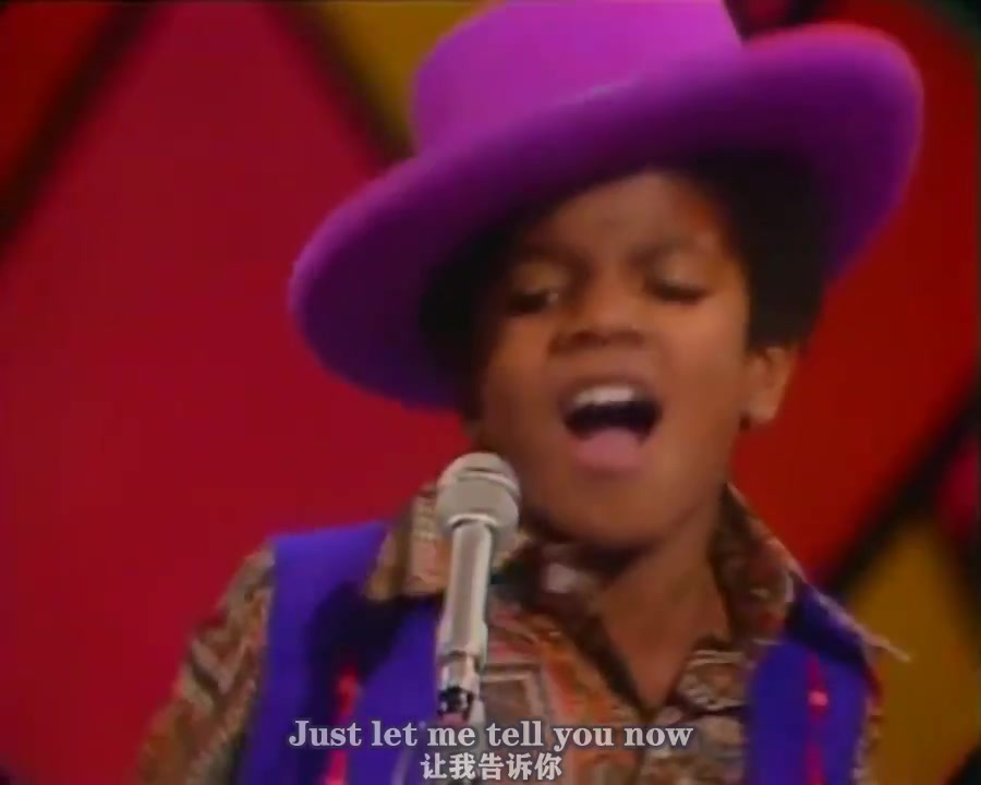 [图](中英字幕)小时候的MJ和他的兄弟组合太可爱了The Jackson 5-I Want You Back