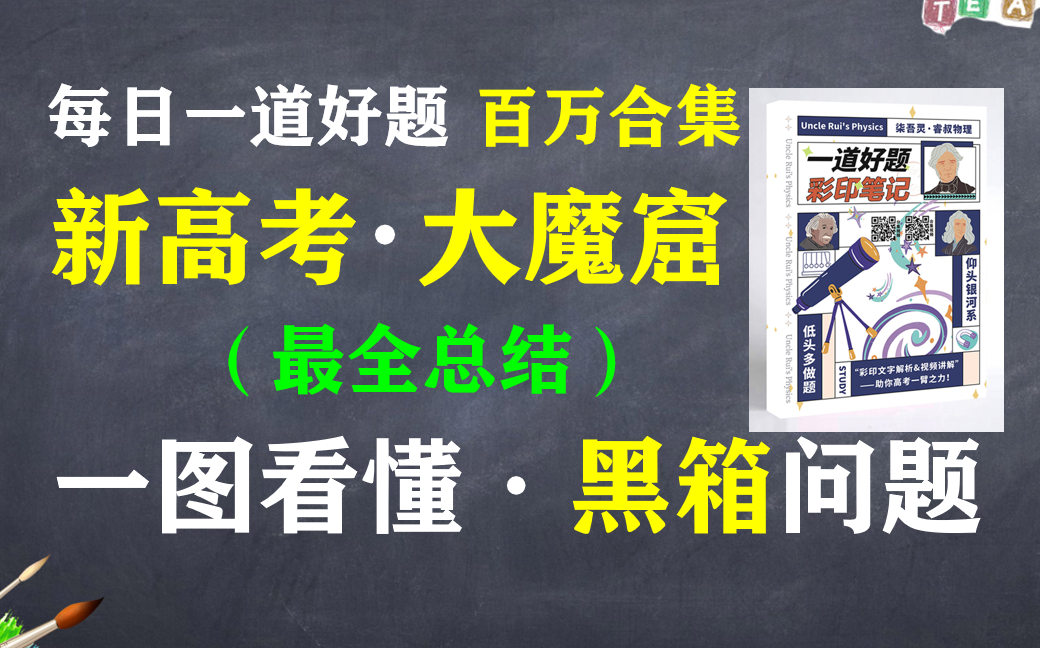 [图]【高考·每题一个好技巧】124.警惕新高考魔窟：黑箱问题大总结（难度：★★★）高中物理电学实验/恒定电流/黑盒子问题（每日一题、