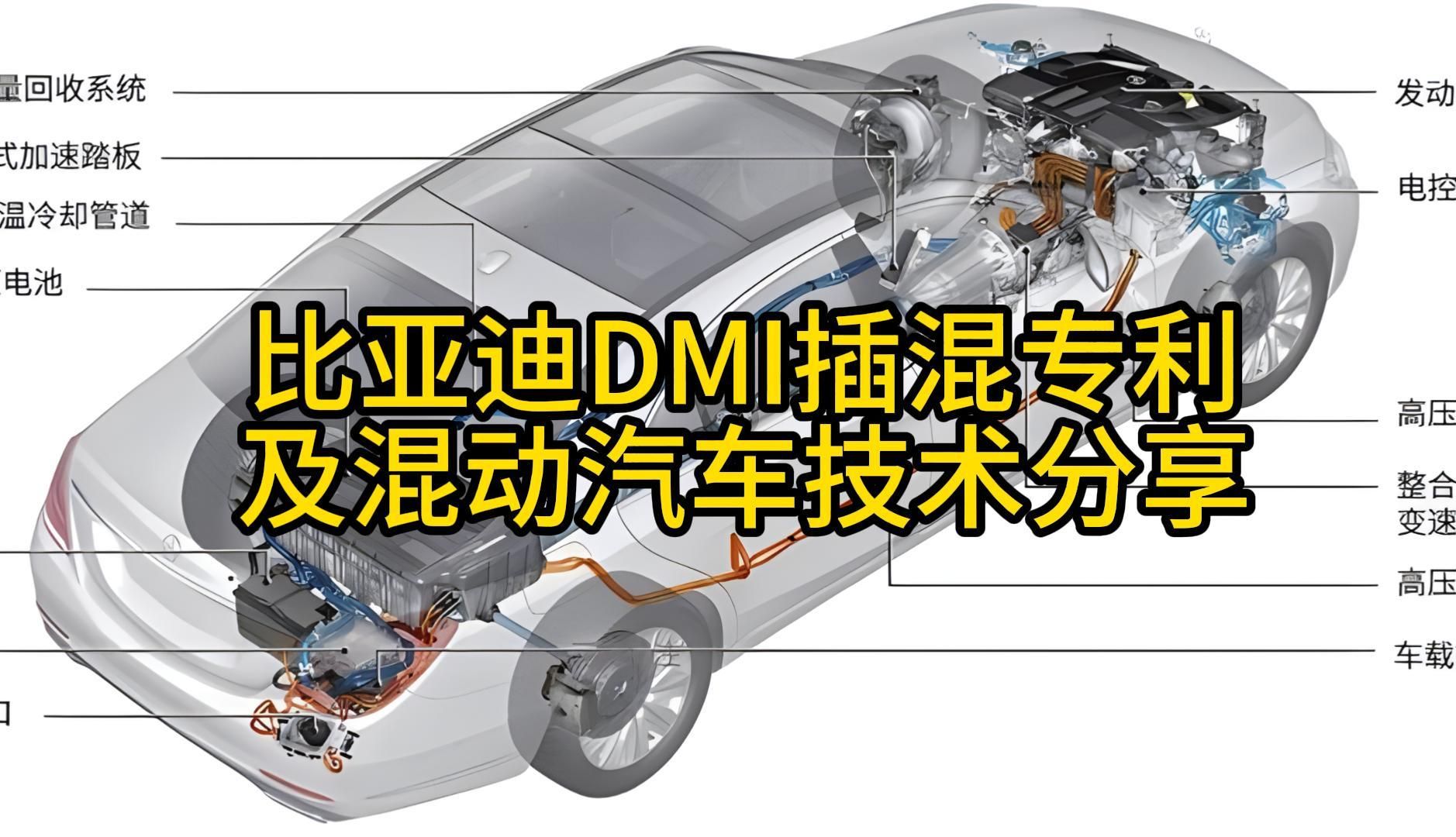 比亚迪DMI插混专利及混动汽车技术分享哔哩哔哩bilibili