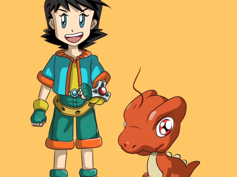 自学板绘day13-恐龙宝贝