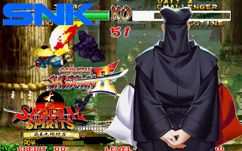 【街机】真侍魂-霸王丸地狱变 最高难度 黑子裁判 全胜通关 作者:you