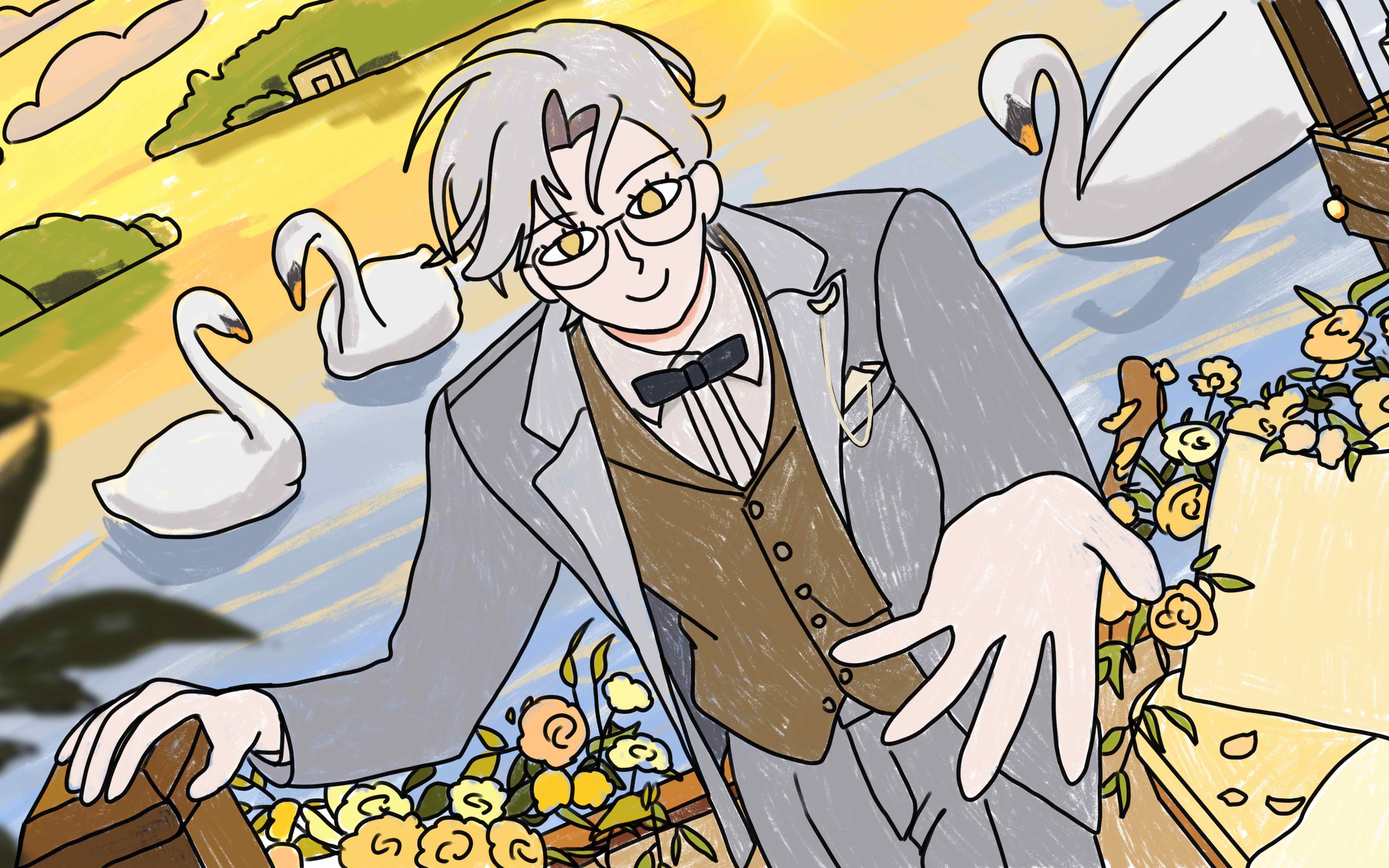 罗夏喜欢的画风,但是莫弈_哔哩哔哩_bilibili