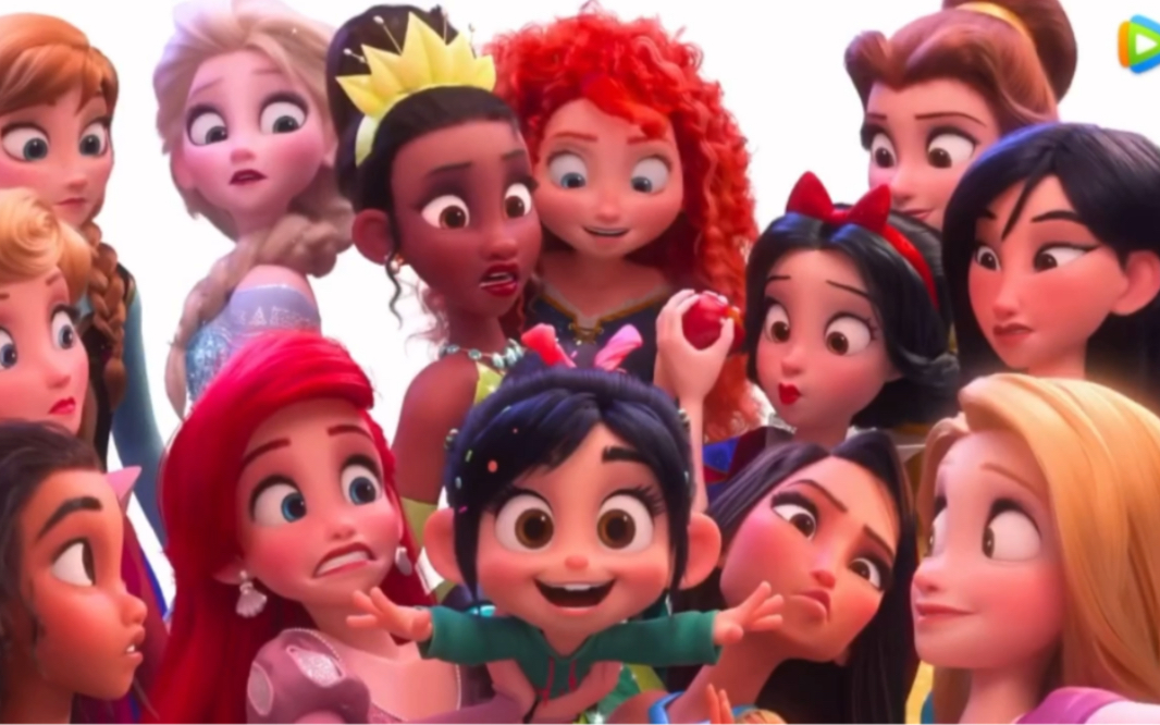 【动漫】迪士尼公主 像极了你和众姐妹的合照