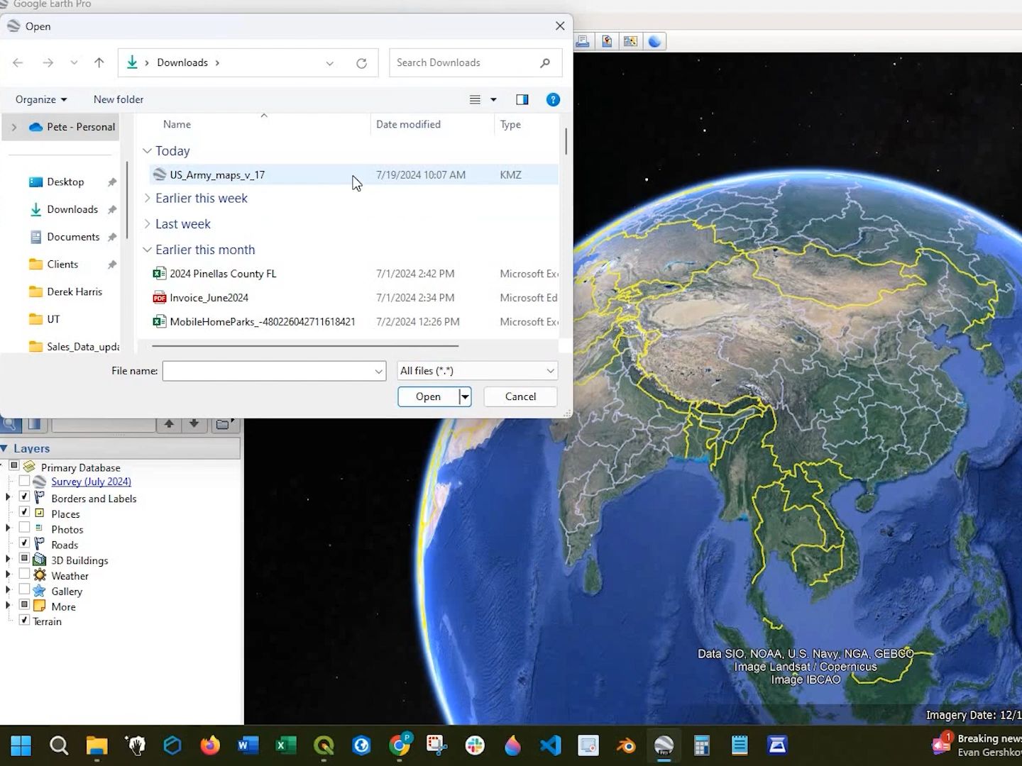 如何使用 Google Earth Pro 下载地形图 | 美国陆军地形图 | KMZ哔哩哔哩bilibili