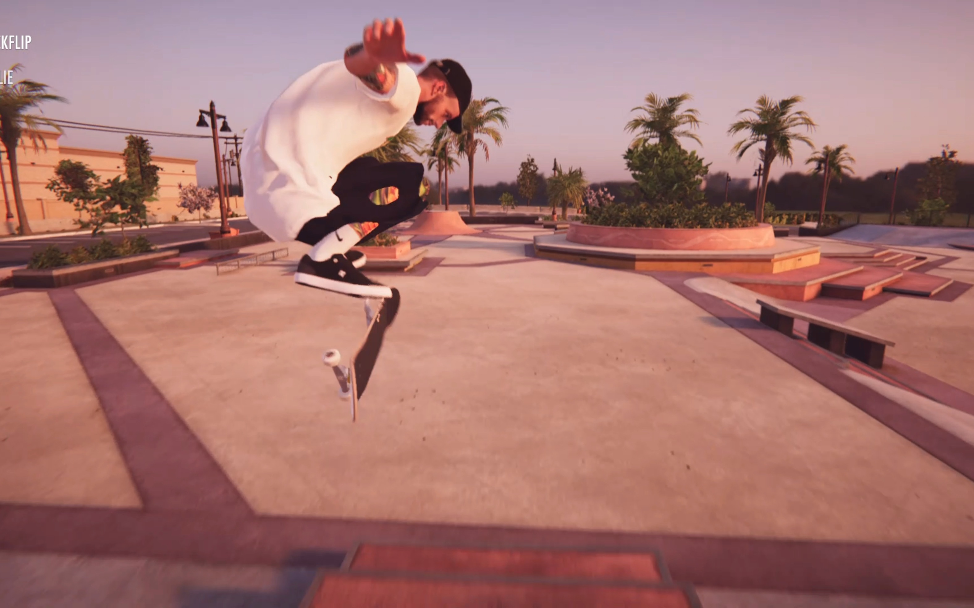 滑板尖翻动作 视觉盛宴