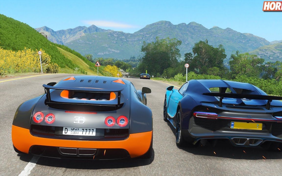 地平线4布加迪威龙supersport竞速测试