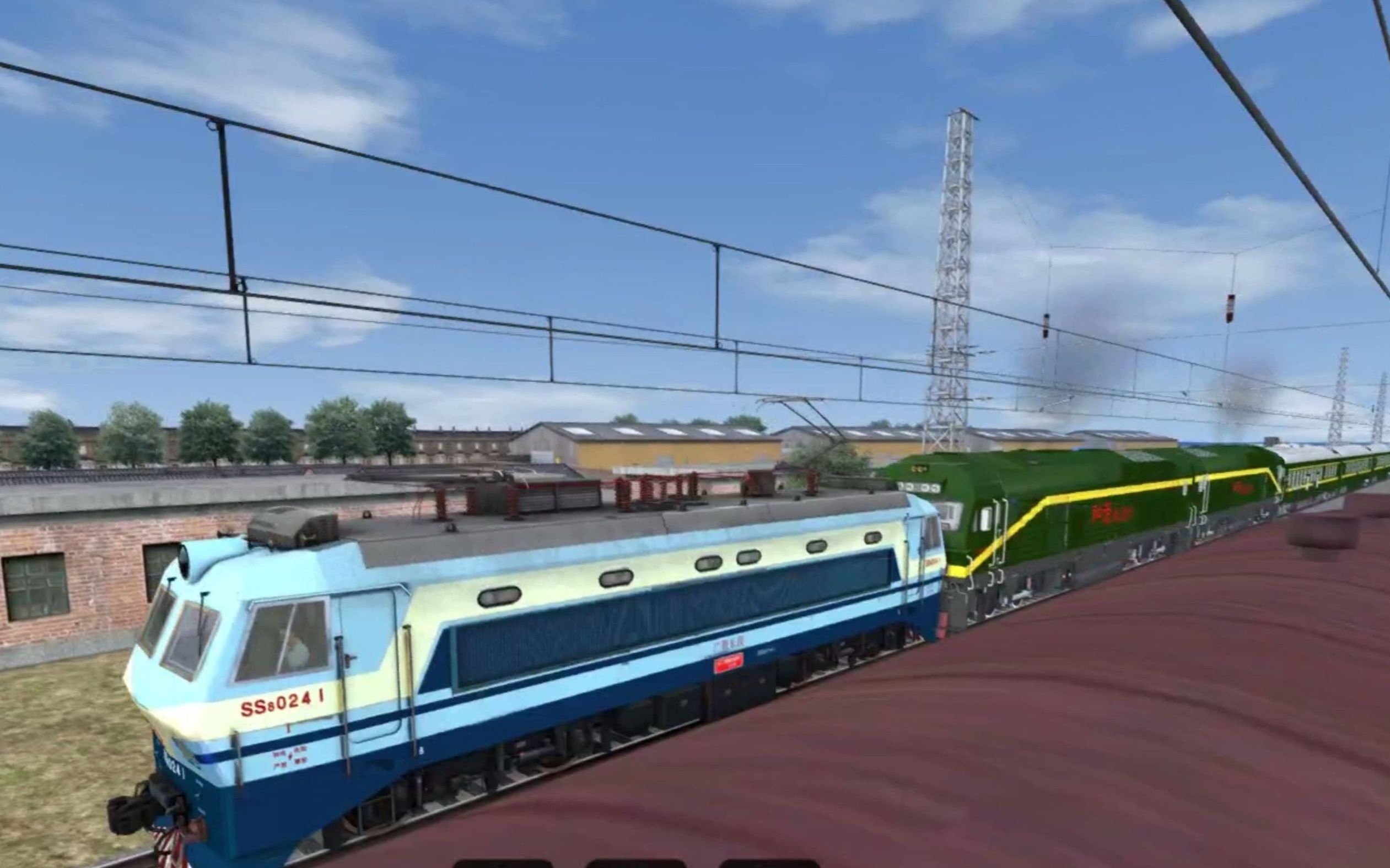 【Train Simulator】巴彦高勒乌海 韶山8型电力机车单机游戏热门视频