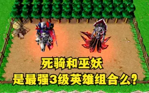 Download Video: 《魔兽争霸3》，死骑和巫妖，是最强的3级英雄组合么？