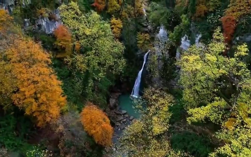 [图]伊朗秋日风光，层林浸染美景如画！