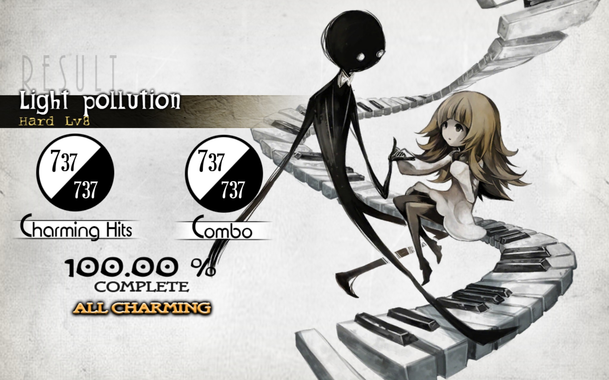 [图][Deemo] Light pollution Hard 100% AC