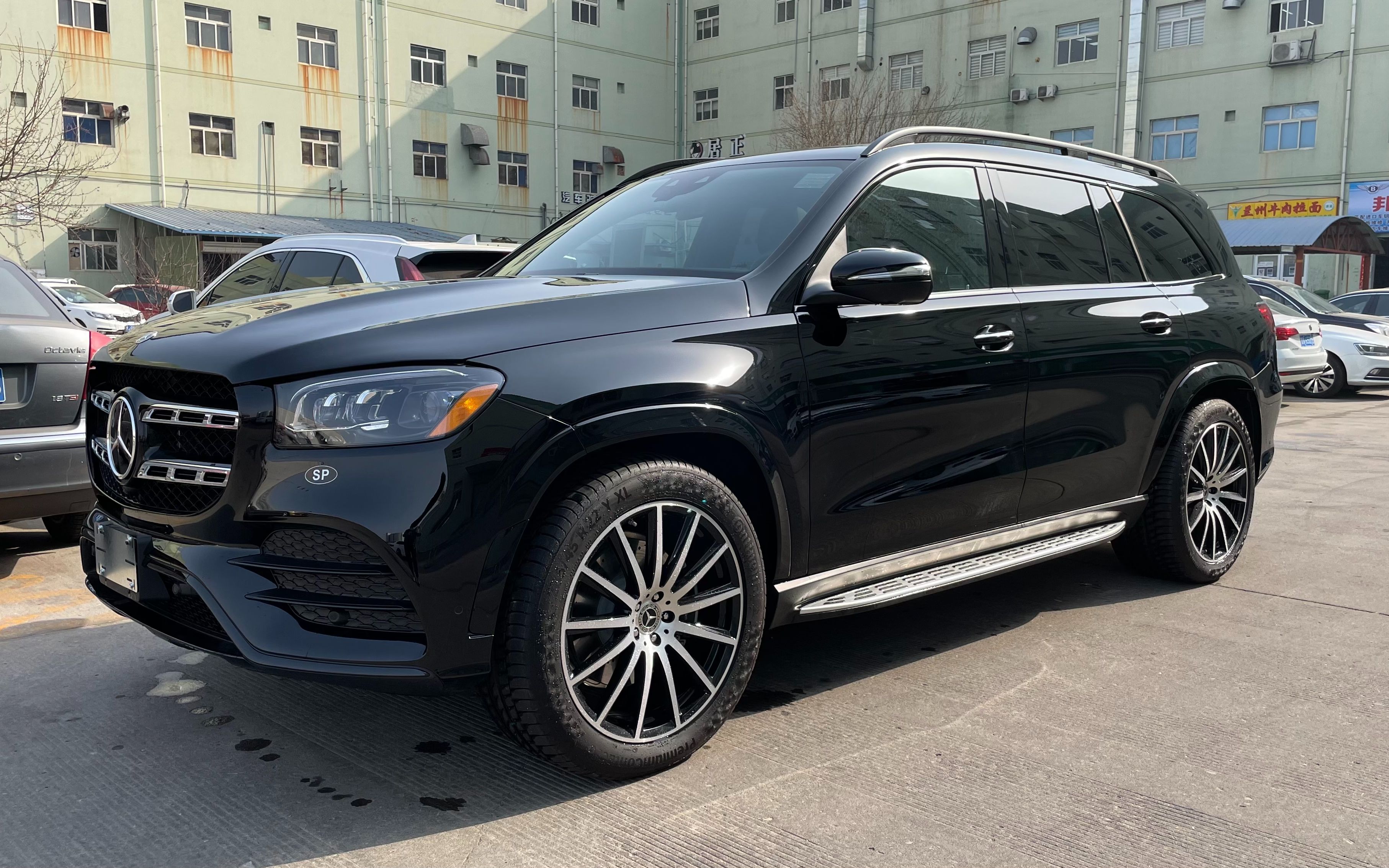 22款最新款带amg运动包的美规版本奔驰gls450大高配,媲美加版
