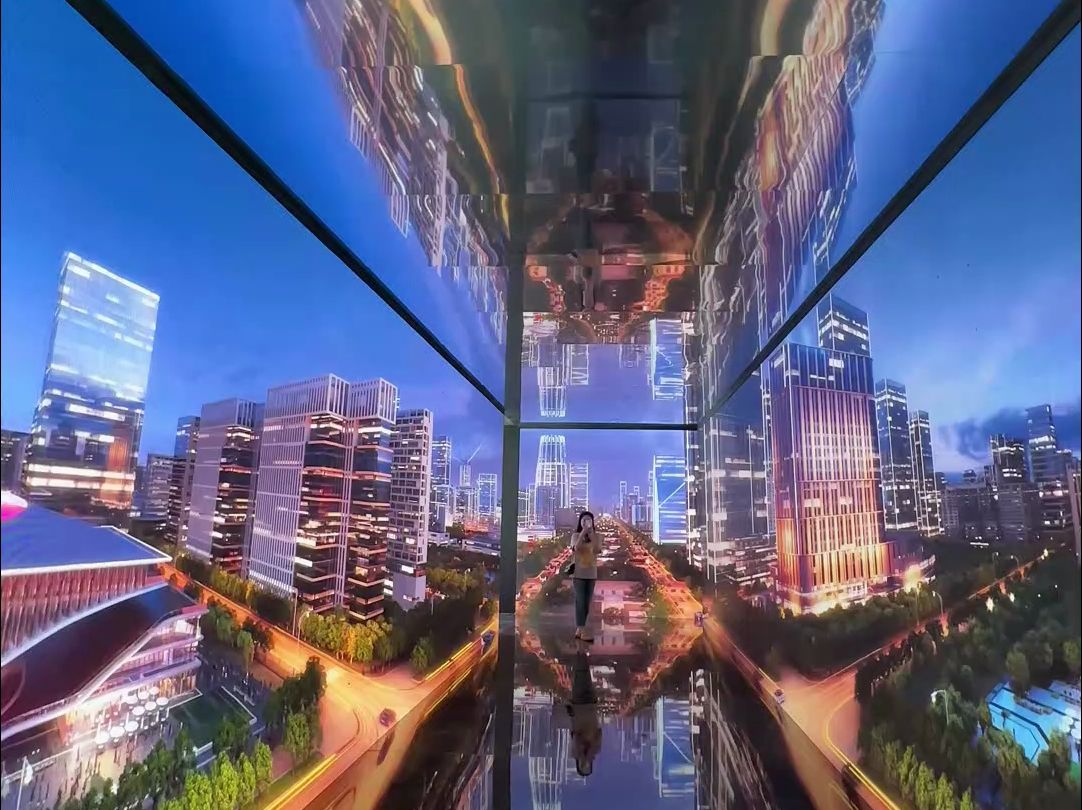 裸眼3d!沉浸式体验雄安数字时空长廊