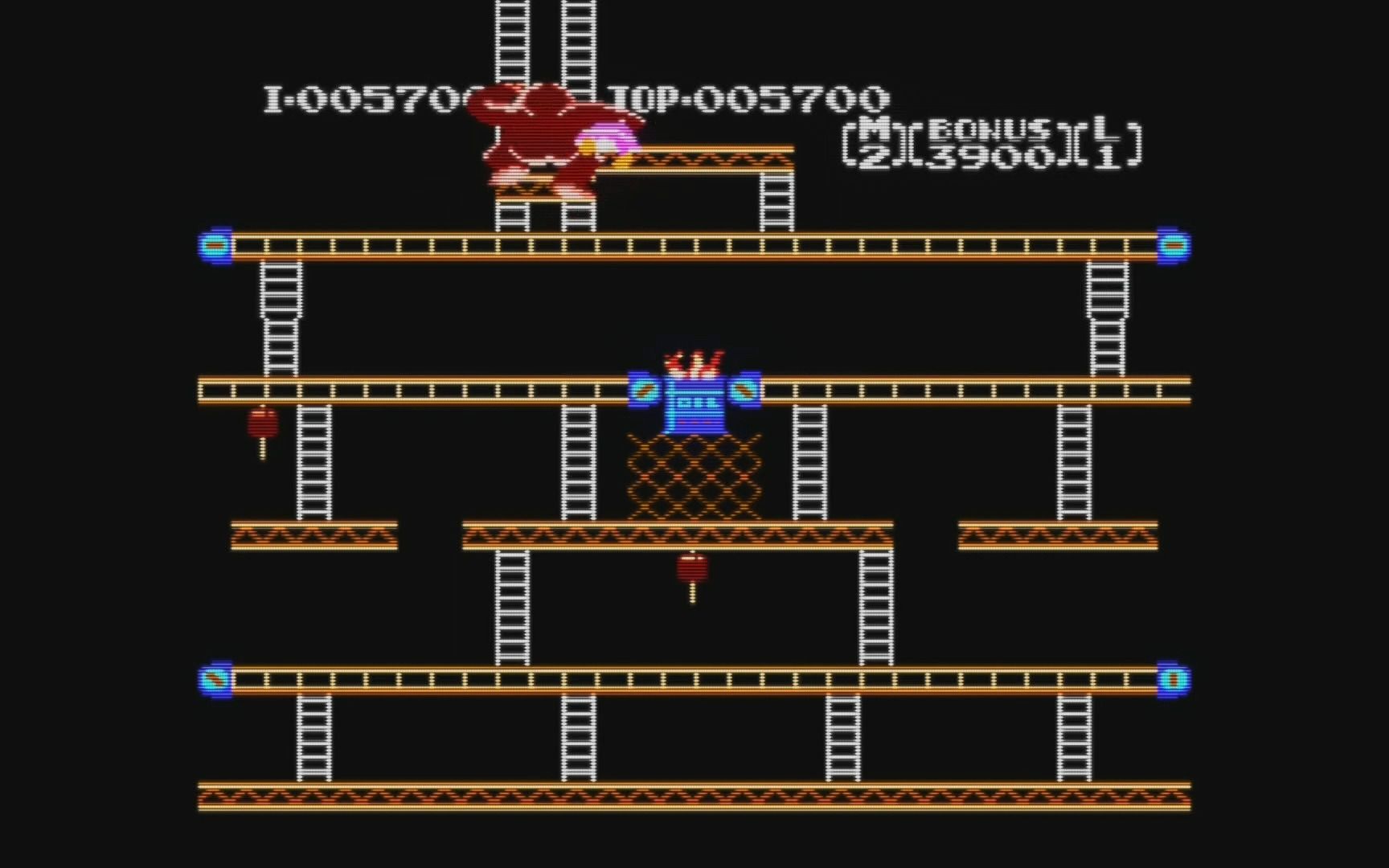 [图]大金刚也有幻之版本？《Donkey Kong - Original Edition》B难度一命通关